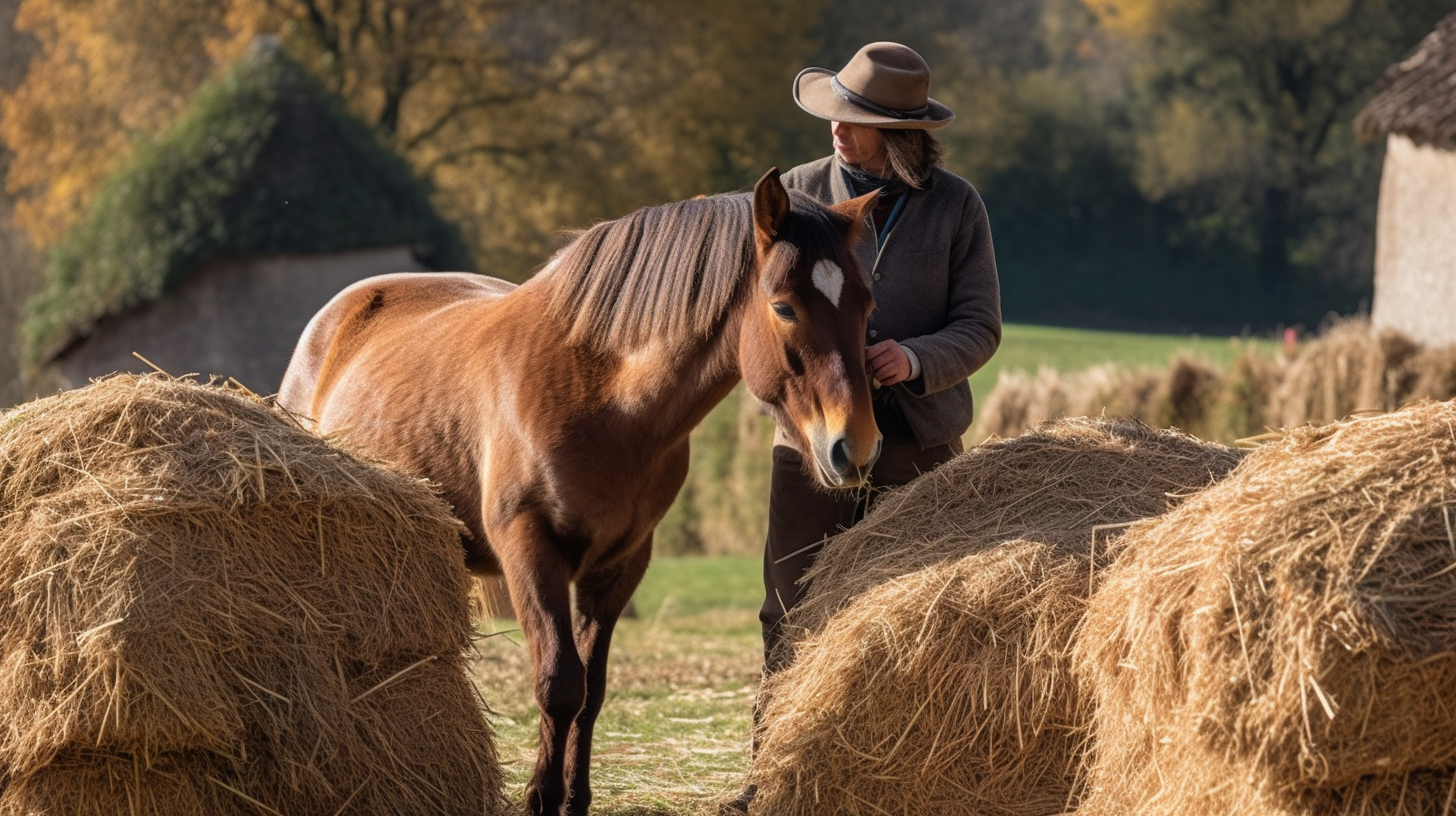 Combien de foin un poney doit-il manger par jour 