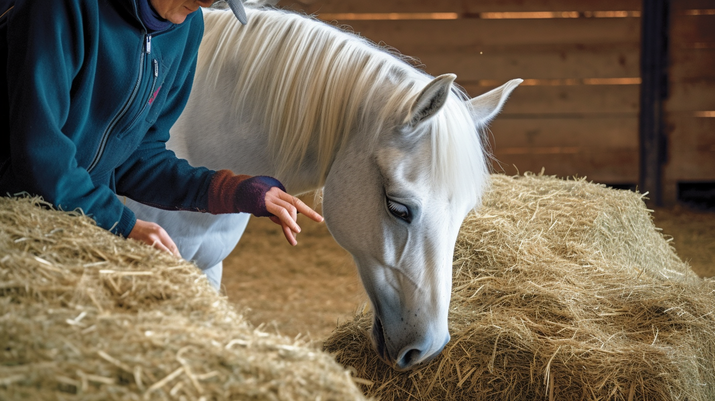 Combien de foin un poney doit-il manger par jour l