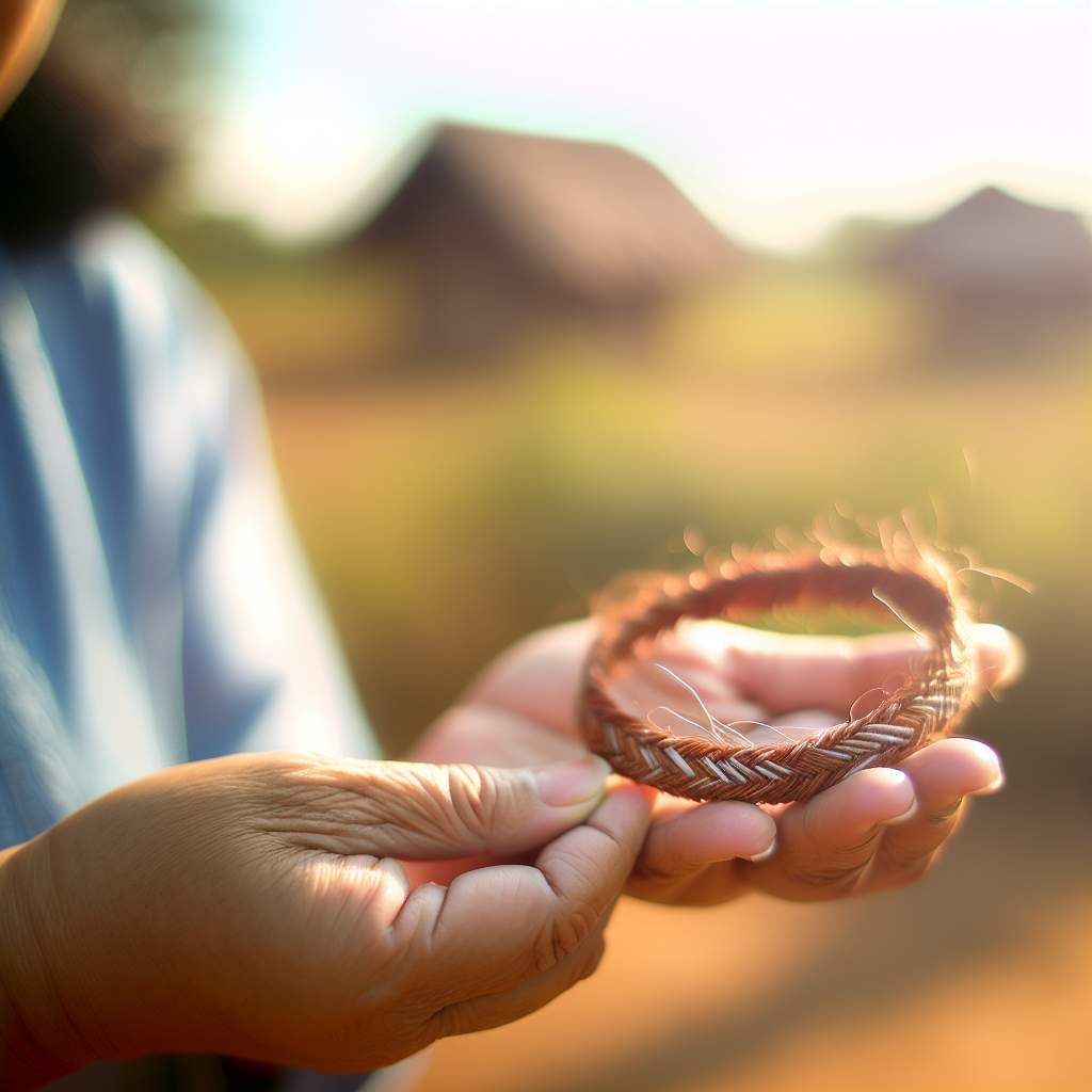 Bijou unique: un bracelet crin cheval personnalisé